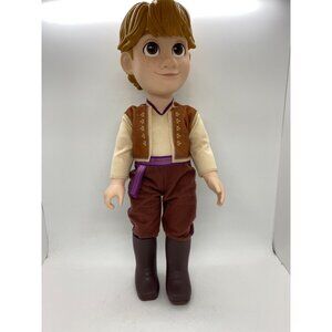 Disney Frozen Doll Kristoff 15"  Jakks Toy Dressed Plastic Moveable